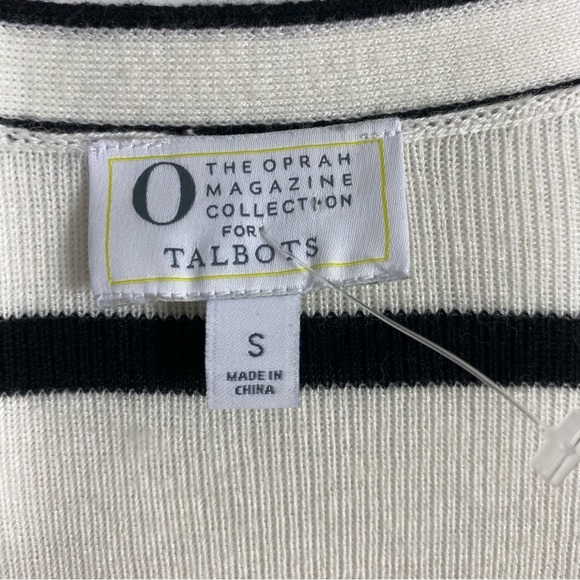 Talbots STRIPED CARDIGAN Oprah collection - Picture 8 of 8